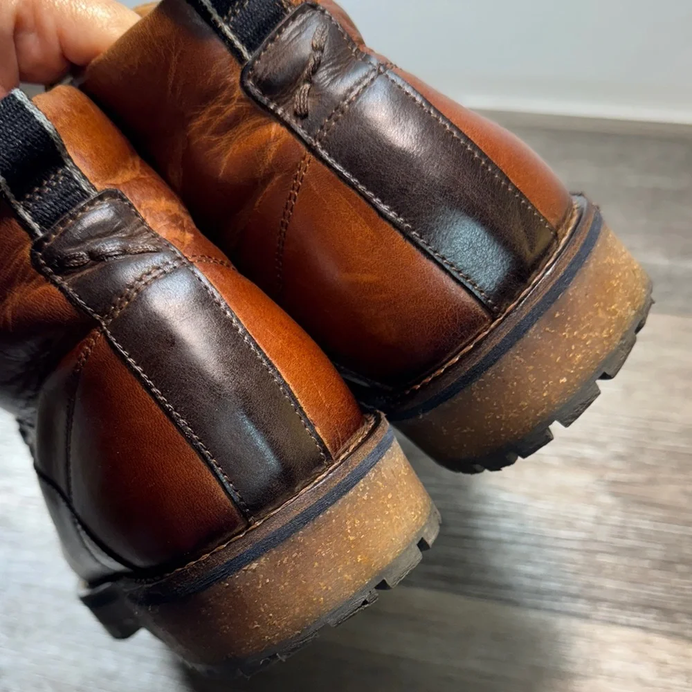 Shoe The Bear Copenhagen Brown Leather Boots men’s size 45 (s216)